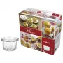 WECK Γυάλινο βάζο στρογγυλό Muffin 165ml Σετ 6 τεμ.