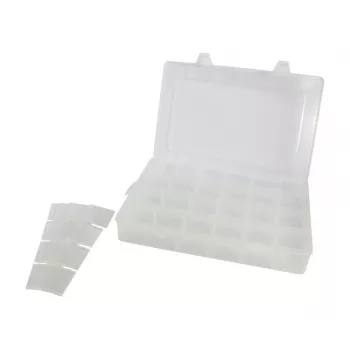 ALLNET BrickRknowledge Box Large - Διαφανές κουτί αποθήκευσης για τουβλάκια LEGO