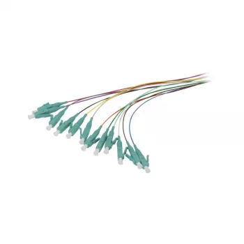 Synergy 21 Fiber Optic Pigtail LC 50/125 µm OM3 2 m 12-Pack Έγχρωμο