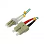 SYNERGY21 S216761 Καλώδιο patch οπτικών ινών 15 m OM3 LC-SC Duplex Τιρκουάζ