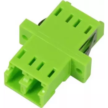 SYNERGY21 LC-LC Duplex Multimode OM5 Αντάπτορας οπτικών ινών Θηλυκό σε Θηλυκό Κεραμικός δακτύλιος Πράσινο