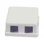 Synergy 21 Θήκη Keystone Επιτοίχια για 2x TP Module Λευκό