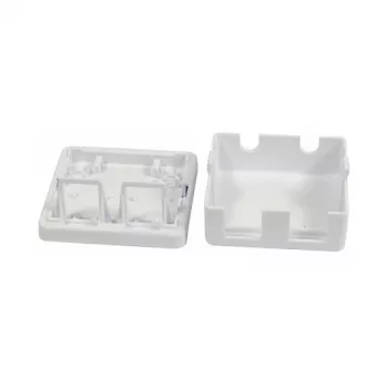 Synergy 21 Θήκη Keystone Επιτοίχια για 2x TP Module Λευκό