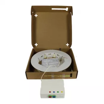 SYNERGY21 FTTH Compact Box Προσυναρμολογημένο, 2xSC/APC -> Open End, 20m, 9/125µm, G.657.A2, 2-Fiber, OD 2,2mm