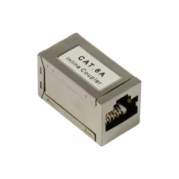 SYNERGY21 CAT6A RJ45 Σύνδεσμος Υποδοχή-Υποδοχή Slim Line Θωρακισμένος