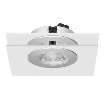 SYNERGY21 Synergy 21 LED Spot Οροφής Εντοιχισμού Helios Ασημί - Στρογγυλό - Ουδέτερο Λευκό