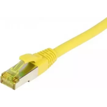 SYNERGY21 Καλώδιο Patch RJ45, CAT6A 500MHz, 25m, Κίτρινο, S/FTP, TPE/LSZH (Ultraflex), AWG26, με Cat.7 Καλώδιο