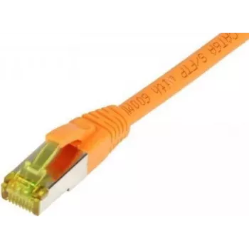 SYNERGY21 Patchkabel RJ45, CAT6A 500MHz, 30m, πορτοκαλί, S/FTP, TPE/LSZH (Ultraflex), AWG26, με CAT7-Rohkabel