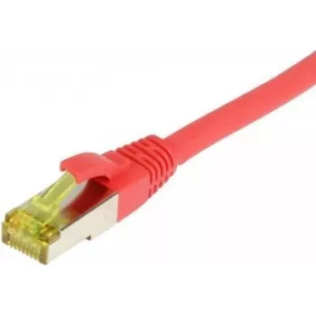 SYNERGY21 Patchkabel RJ45, CAT6A 500MHz, 25m, κόκκινο, S/FTP, TPE/LSZH Ultraflex, AWG26, με CAT7-Rohkabel