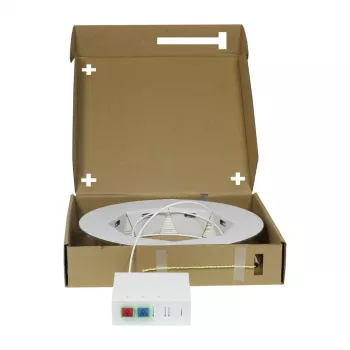 Synergy 21 FTTH Compact Box, προσυναρμολογημένο, 2xSC/APC -> ανοιχτό άκρο, 40m, 9/125µm, G.657.A2, 2 ινών, ΕΔ=2,2mm