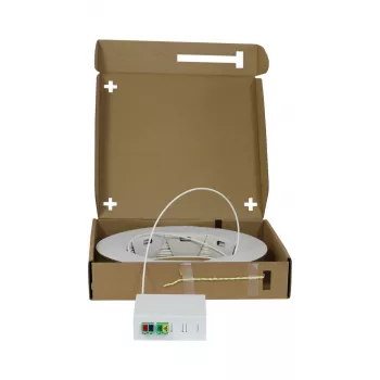 SYNERGY21 FTTH Compact Box προκατασκευασμένο, 4xLC/APC σε ανοιχτό άκρο, 40m, 9/125µm, G.657.A2, 4 ινών, ΕΔ 2,2mm