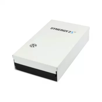 SYNERGY21 Επιτοίχιος κατανεμητής οπτικών ινών Mini (επίτοιχος), για LC/SC, B150/H265/T55mm, χωρίς ζεύκτες/κασέτα συγκόλλησης, λευκό