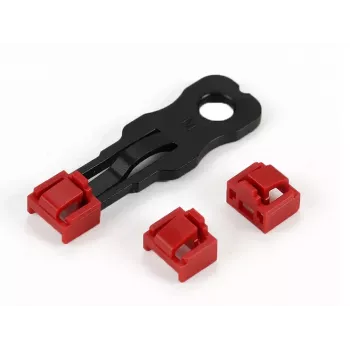 ALLNET TP/RJ45 Blocker Κόκκινο συσκευασία 10 τεμ. με κλειδί ασφαλείας, καπάκι προστασίας σκόνης, κλείδωμα ασφαλείας δικτύου (ALL-TP-RJ45-Blocker-10PCS)
