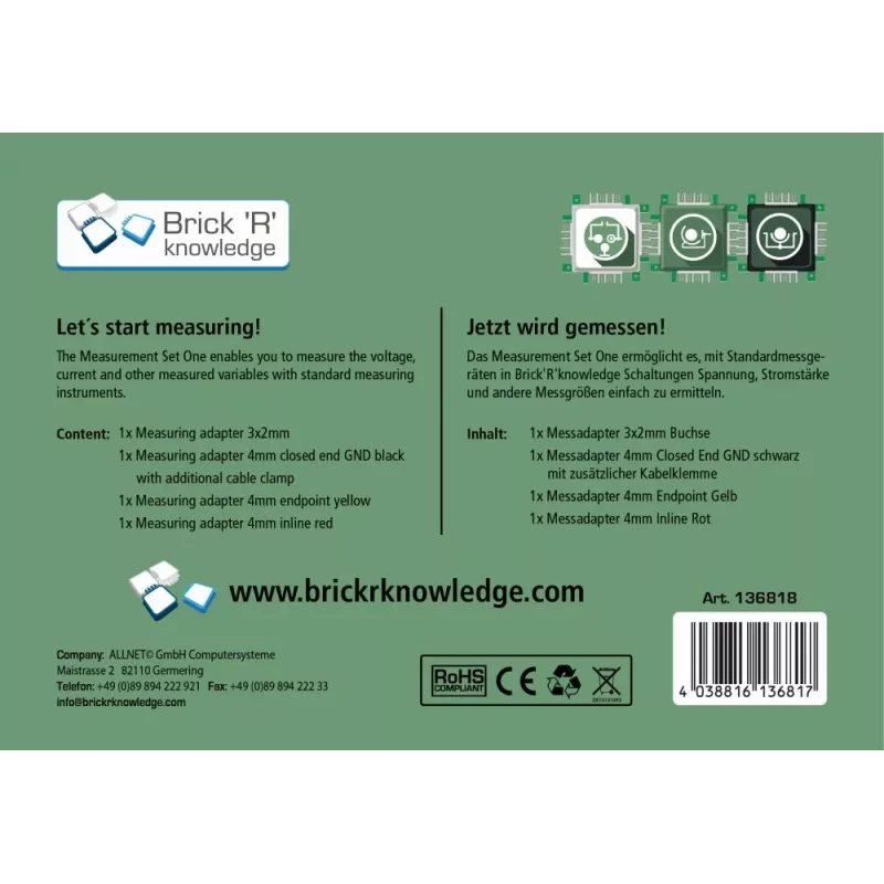 ALLNET ALL-BRICK-0637 Μονάδα ρελέ 4 καναλιών 5V για Arduino Raspberry Pi
