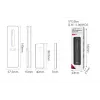 Miboxer Synergy 21 LED τηλεχειριστήριο 2,4 GHz Dual White CCT+ Dimmer (C3-W)
