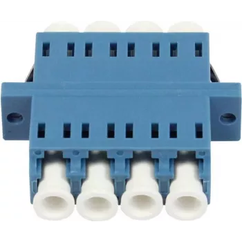 SYNERGY21 οπτικός ζεύκτης Fibre Optic LC-LC Quad Singlemode OS2 μπλε PVC