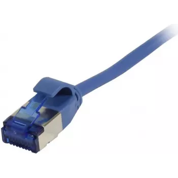 Synergy 21 καλώδιο Patch RJ45, CAT6A 500MHz, 7,5m, μπλε, U/FTP, Slimline στρογγυλό d=3,8mm, TPE (Superflex), AWG32