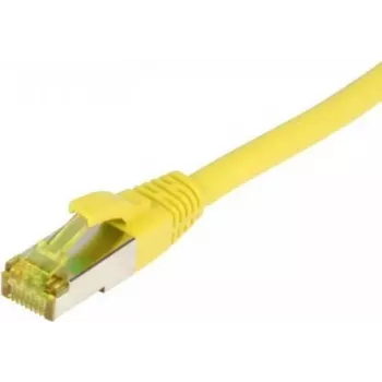 SYNERGY21 καλώδιο Patch RJ45 CAT6A 500MHz 7,5m κίτρινο S/FTP TPE/LSZH Ultraflex AWG26 με καλώδιο CAT7