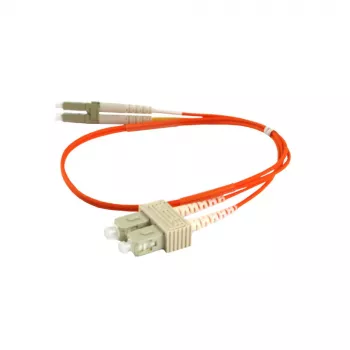 SYNERGY21 καλώδιο patch οπτικών ινών 0,5m OM2 LC σε SC duplex πορτοκαλί