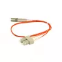 SYNERGY21 καλώδιο patch οπτικών ινών 0,5m OM2 LC σε SC duplex πορτοκαλί