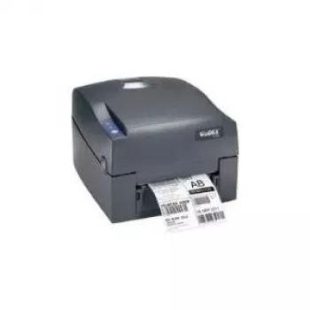 GODEX G500 εκτυπωτής ετικετών θερμικής μεταφοράς/άμεσης θερμικής, 203 dpi, 127 mm/s, USB + Σειριακή + Ethernet, μαύρο