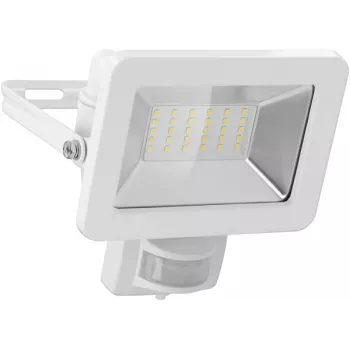 Goobay LED προβολέας εξωτερικού χώρου 30 W με ανιχνευτή κίνησης, 2400 lm, 4000 K, IP65, αισθητήρας PIR, επιτοίχια τοποθέτηση, καλώδιο 0,5 m