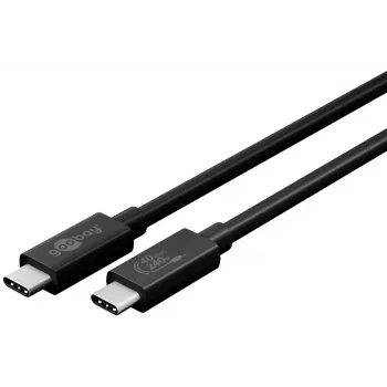 Goobay Καλώδιο Sync & Charge USB-C, USB4 Gen 3x2, 240 W, 0,7 m