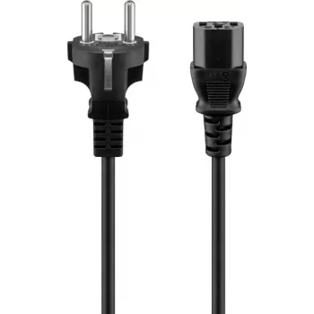 GOOBAY Καλώδιο ρεύματος 3m μαύρο Schuko σε IEC C13