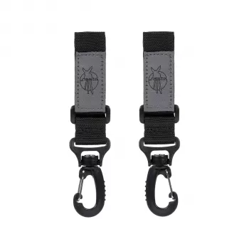 Lassig Casual Label Universal Stroller Hooks Σετ 2 τεμ. Μαύρο LHO01