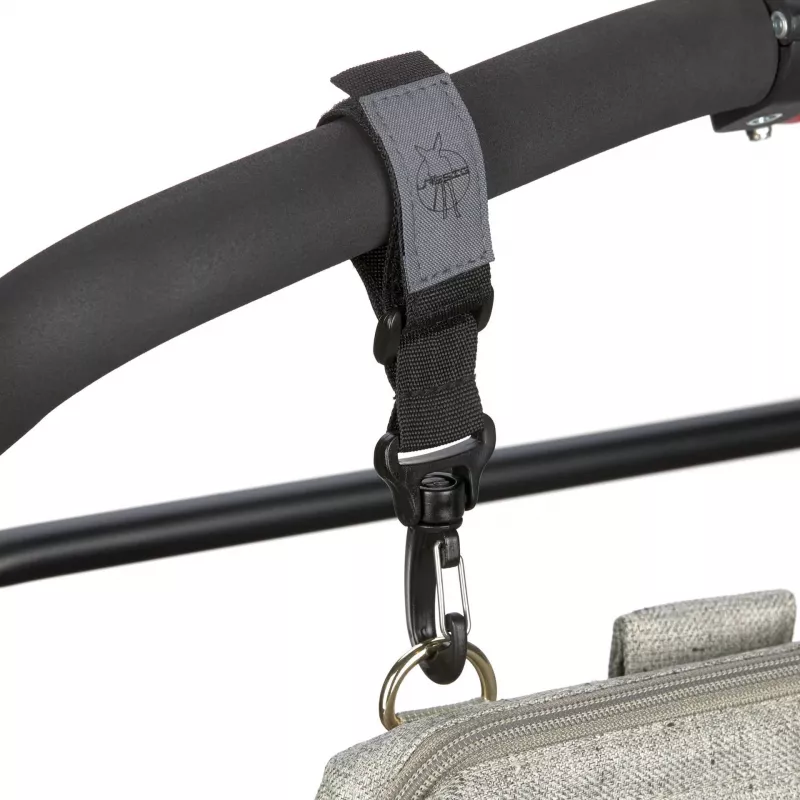 Lassig Casual Label Universal Stroller Hooks Σετ 2 τεμ. Μαύρο LHO01