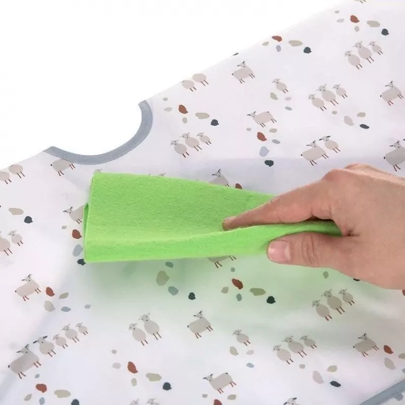 Lassig Tiny Farmer Sheep Σετ σαλιάρες με μακρύ μανίκι 6m+