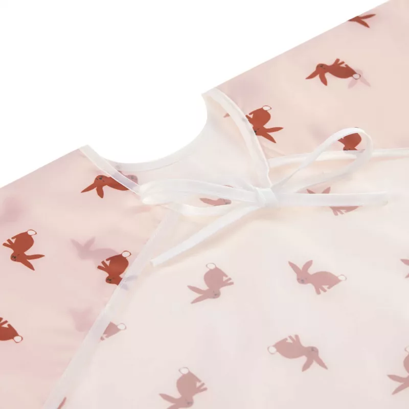 Lassig Little Forest Bunny Σετ σαλιάρες με μακρύ μανίκι 6m+