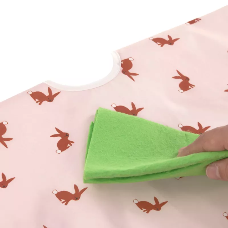 Lassig Little Forest Bunny Σετ σαλιάρες με μακρύ μανίκι 6m+