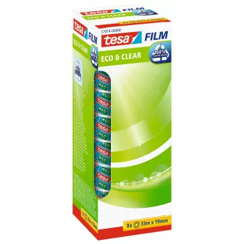 Tesa 57074-00000-00 Ταινία γραφείου Standard - 33 m - Διαφανής - 19 mm - 8 ρολά