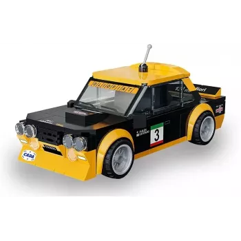 Jamara CaDA Fiat Abarth 131 1:24 Μαύρο Σετ Κατασκευής με Τούβλα (402921)