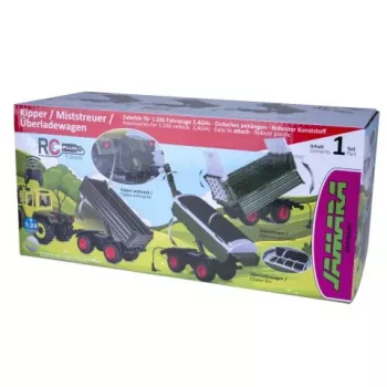 Jamara Overload Wagon Πράσινο για RC Tractor MB-trac 1000 1:24S (423268)