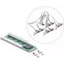 DELOCK Κάρτα M.2 σε 8x Σειριακό RS-232 DB9