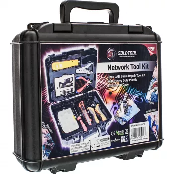Goldtool Κιτ Βασικής Εγκατάστασης Δικτύου LAN με Tester