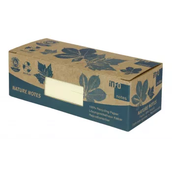 inFO Σημειώσεις Haft 5653-11box 50x40mm κίτρινο 12 μπλοκ/συσκευασία