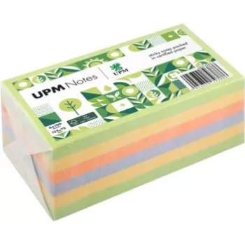 UPM Notes Σημείωση Haft 5855-76PG-6 Spring Sticky Notes 125x75mm 100 φύλλα 6 μπλοκ ανάμεικτα χρώματα