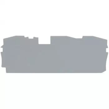 WAGO 2016-1391 πλάκα τερματισμού και ενδιάμεση πλάκα, γκρι, πάχος 1 mm