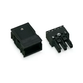 WAGO 770-103 WINSTA® MINI 3-πολικός σύνδεσμος, μαύρο