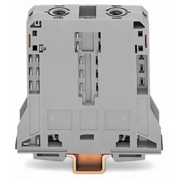 WAGO 285-195 CAGE CLAMP® κλέμα ράγας DIN, 2 αγωγών, 125A, 1000V, γκρι