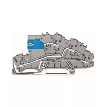 WAGO 2003-7641 TOPJOB® S κλέμα διέλευσης 3 αγωγών, 2,5 mm², 400 V, γκρι