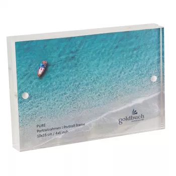 Goldbuch Pure Κορνίζα από ακρυλικό γυαλί 10x15 cm διαφανής κάθετη