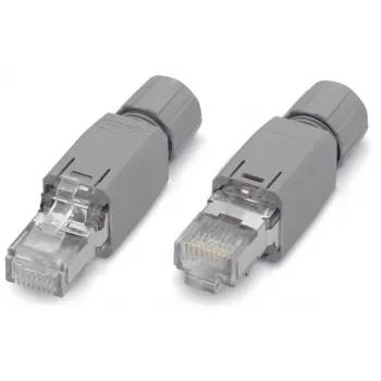 WAGO 750-975 Σύνδεσμος καλωδίου συστήματος RJ-45 για WAGO I/O System 750, γκρι, IP20