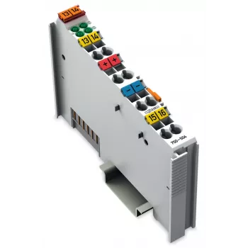 WAGO 750-504 Μονάδα ψηφιακής εξόδου, 4 κανάλια, 24 VDC, 0,5 A, CAGE CLAMP, ράγα DIN