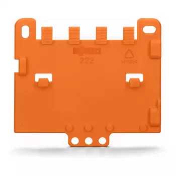 WAGO 222-505 Συμπαγής συνδετήρας 5 αγωγών, 0,08-4 mm², διαφανές/πορτοκαλί