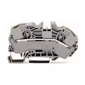 WAGO 2016-7604 Ακροδέκτης διέλευσης, 4 αγωγών, 16 mm², 800 V, γκρι