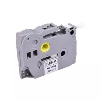 G&G Συμβατή μελανοταινία ετικετών 12mm x 8m Μαύρο σε Λευκό πλαστικοποιημένη για Brother TZe-231